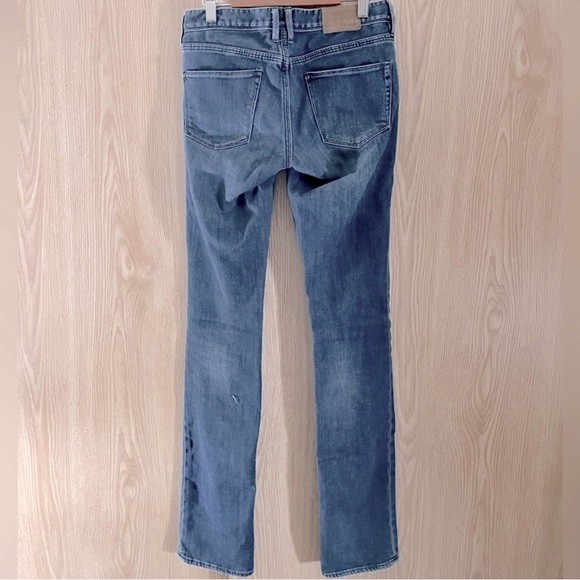 Madewell Blue Classic Rail Straight Long Jeans - Picture 3 of 6